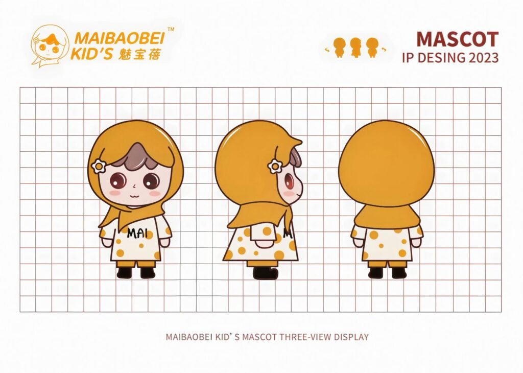 MAIBAOBEI KID'S — هوية العلامة وتصاميمها (4)